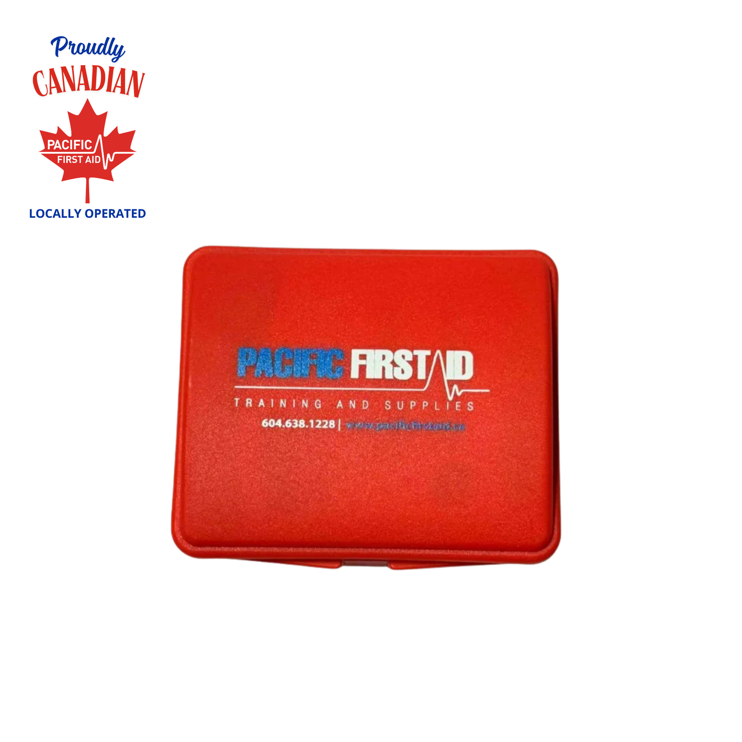 Mini trousse de premiers secours dans une boîte en plastique