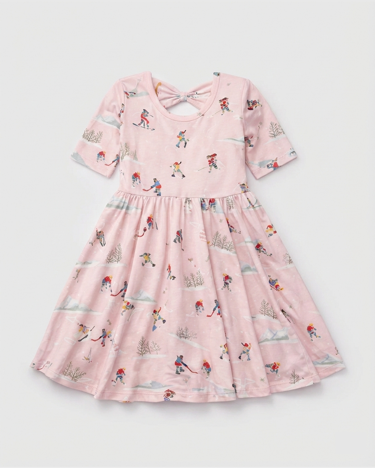 Short Sleeve Skater Dress - She Shoots She Scores