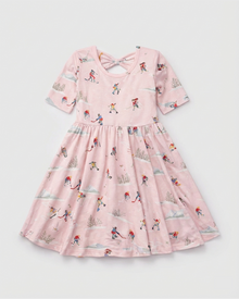 Short Sleeve Skater Dress - She Shoots She Scores