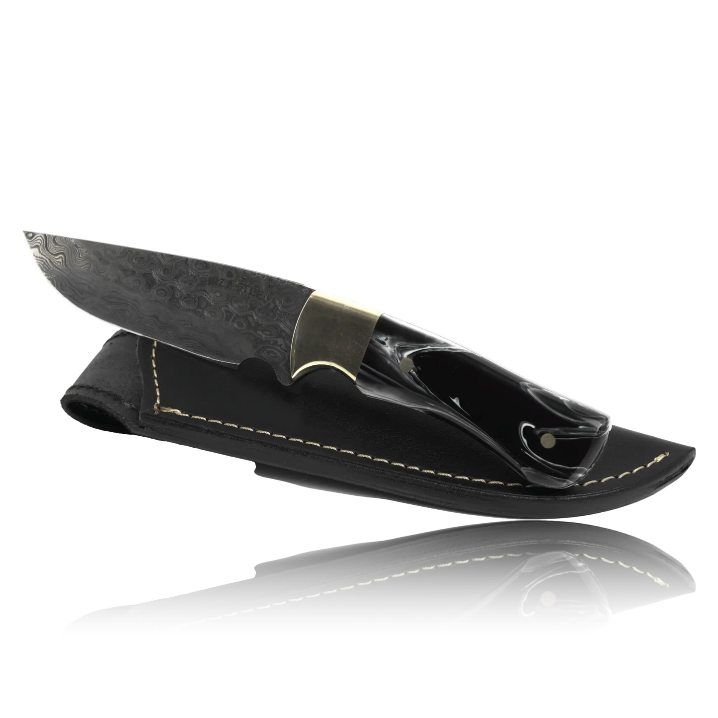 Couteau Ginza Steel Kaito Skinner – Lame damas de 10 cm + étui