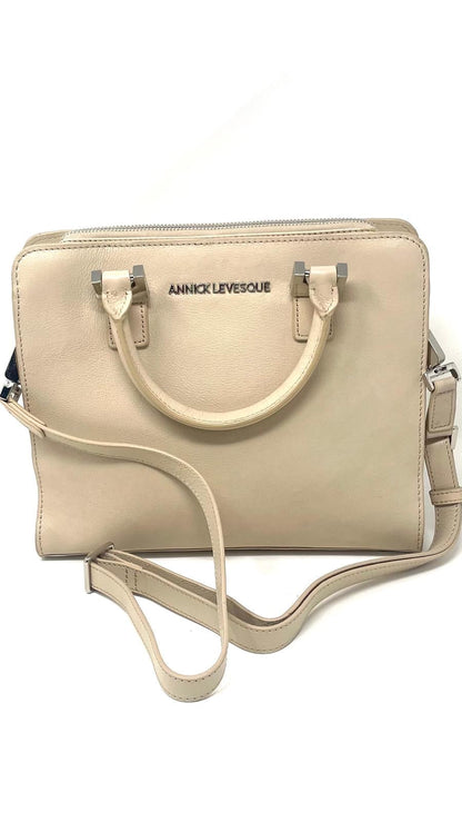Sac à main en cuir beige | Petit Kathy