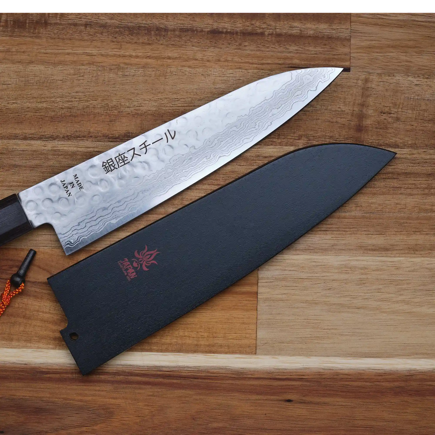Fourreau/Saya en bois de honoki (magnolia) - Pour couteau Gyuto 180mm