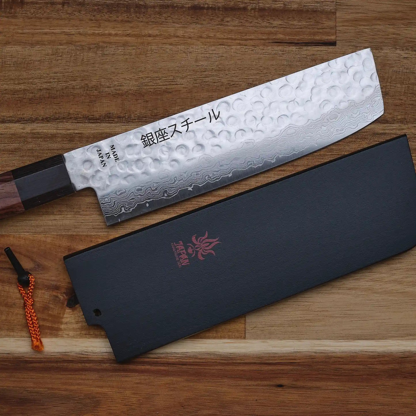 Fourreau/Saya en bois de magnolia - Pour couteau Nakiri 165 mm