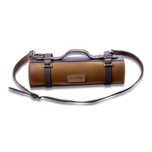 Ginza Steel Vagabond Knife Roll – Full Grain Leather Chef’s Bag