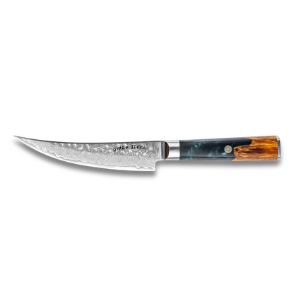 Couteau à désosser Kaze Katana 6" | Acier Damas par Ginza Steel
