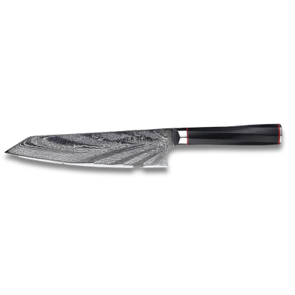 Couteau de chef Ginza Steel KATANA 20 cm – Acier Damas VG10, 67 couches, manche en G10