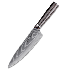 LUCIA 20 | Chef Knife Steel Core / Pakka wood handle