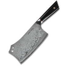 HAGAKURE Y | Chopping Knife 7" Damascus AUS 10 Steel