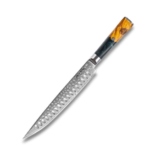 Kaze Katana Carving Knife 9″ | Damascus Steel by Ginza Steel