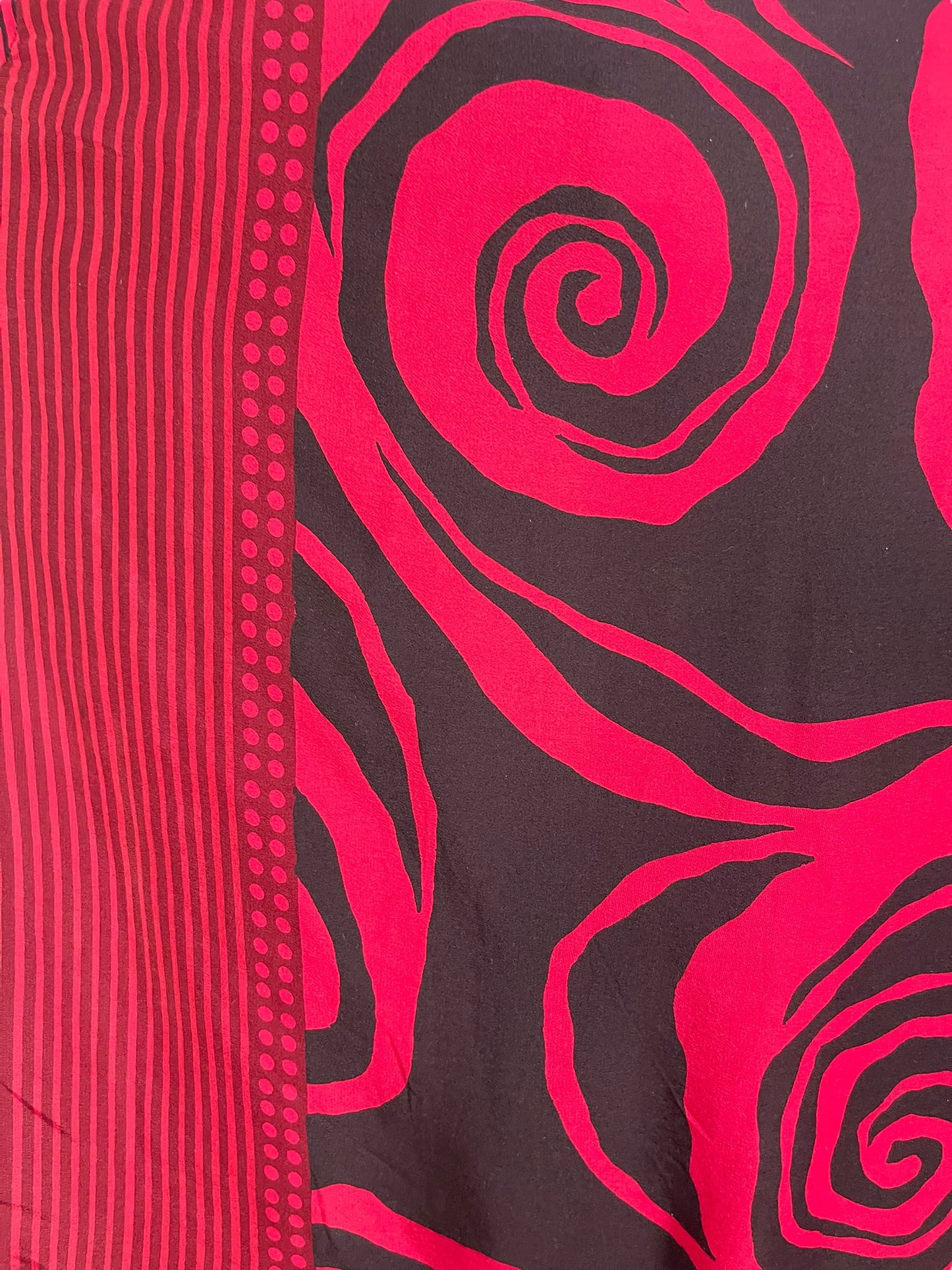 PRC6544 Tunique-robe Avatar Pure Soie à Poche Auto-tissu