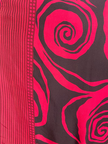 PRC6544 Tunique-robe Avatar Pure Soie à Poche Auto-tissu