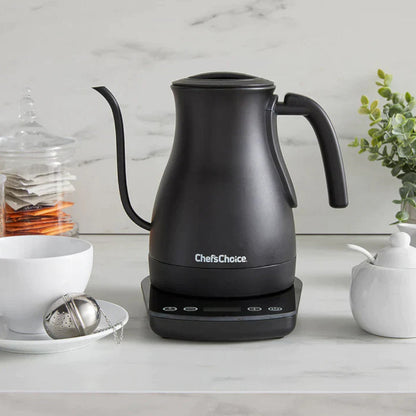 CHEF'S CHOICE KTCC1LMB13  1L Cordless Electric Gooseneck Kettle with Temperature Control