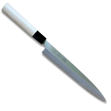 Kaze no Hikari 210 | Yanagiba 210mm  carbon steel SK5, soft iron Blade | Made in Japan