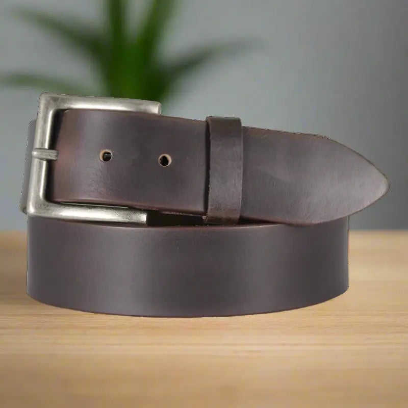 Keldon Ceinture en cuir massif pour homme à boucle amovible