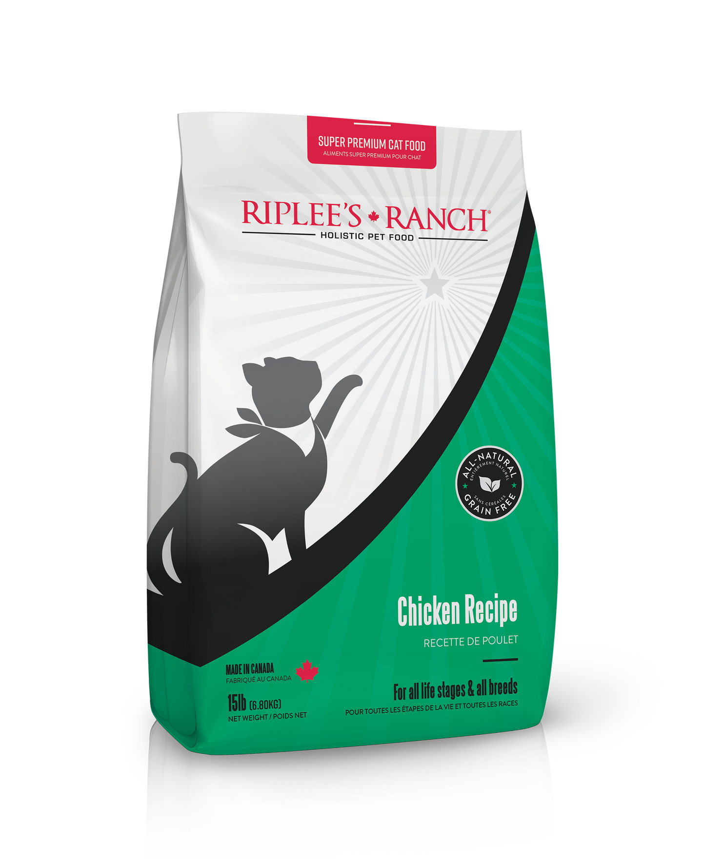 Nourriture pour chats au poulet - sac de 6,8 kg
