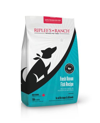 Nourriture pour chiens au poisson de mer frais - Sac de 6,8 kg
