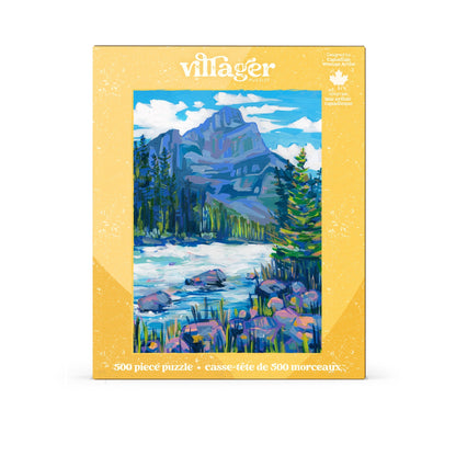 Kicking Horse Mountain | Puzzle de 500 pièces pour adultes | Conçu au Canada par Amy Dixon