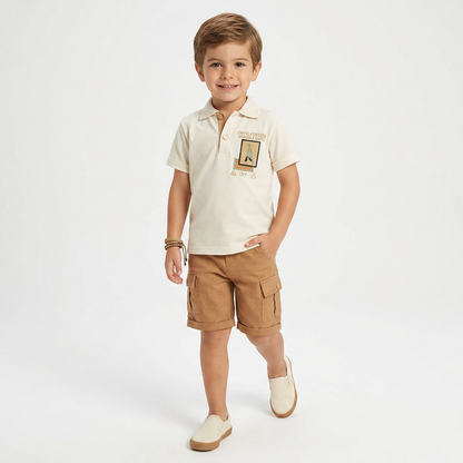 Casual Caleb Polo & Shorts Set