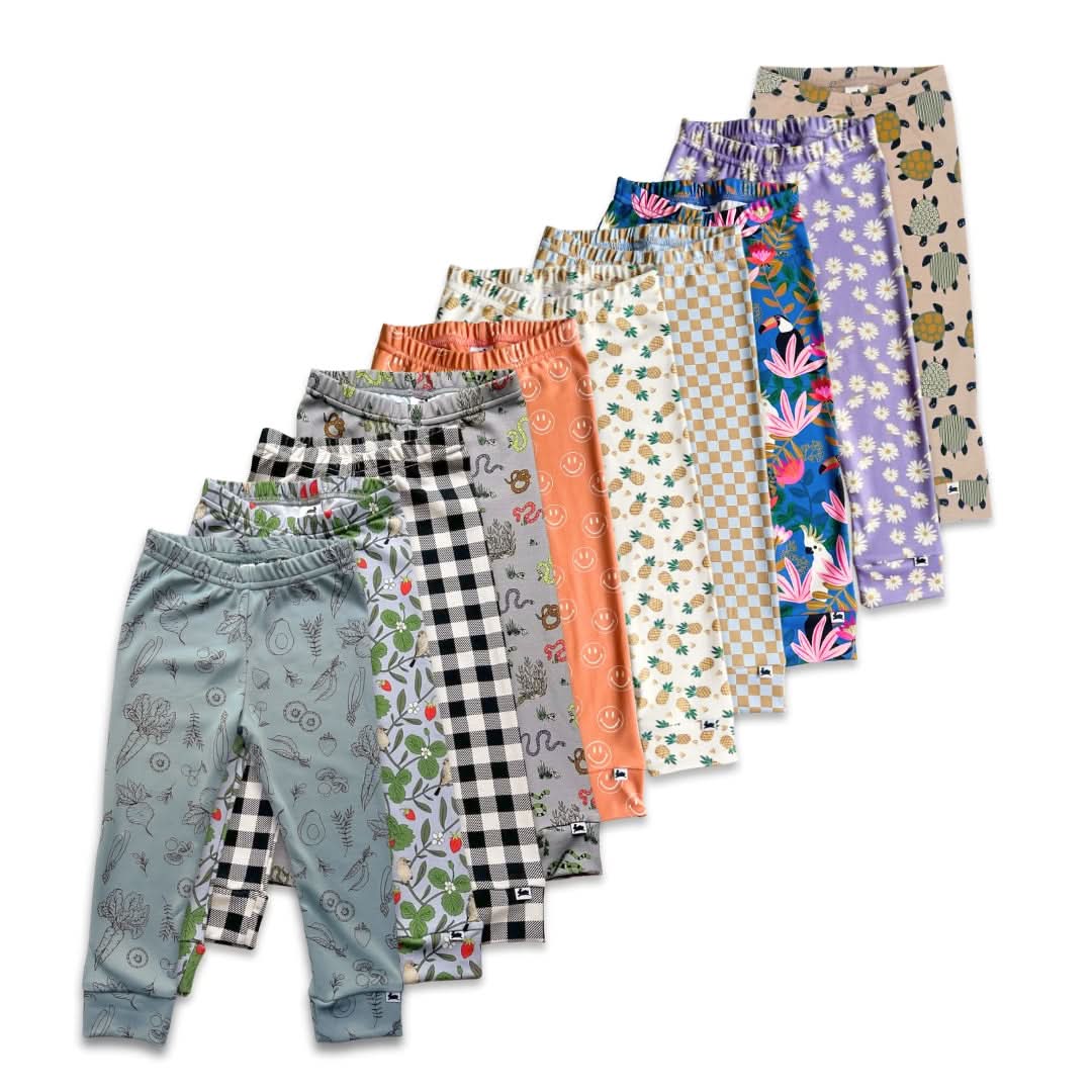 Kids' Bamboo Leggings | Pineapple