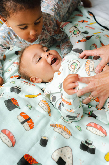 Muslin Quilt - Sushi