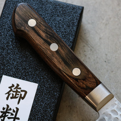 Tsunehisa Tsuchime Santoku 180 mm (Manche marron)
