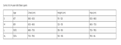 Kombi B2 Merino Blend Crew Tops Kids 190g Mid-weight Base Layers 2-14 Years Old
