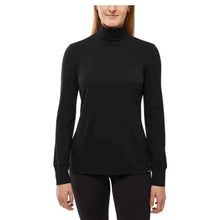 Haut à col roulé et manches longues pour femme Kombi, style décontracté après-ski, taille : Large