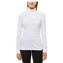 Haut à col roulé et manches longues pour femme Kombi, style décontracté après-ski, taille : Large