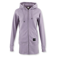 Sweat à capuche zippé Kora mauve