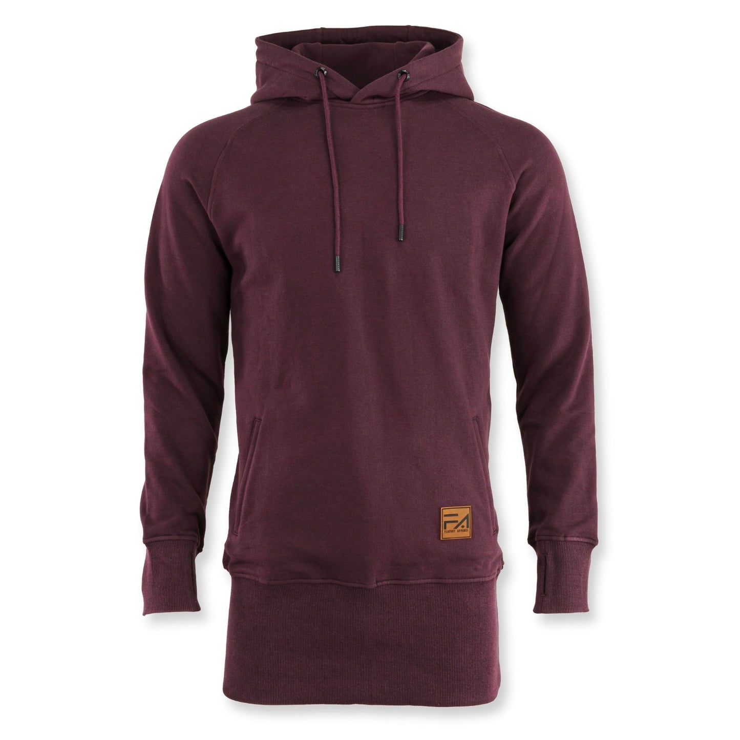 Kora, long hoodie prune
