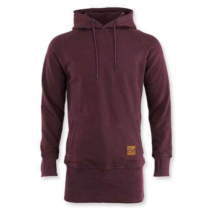 Kora, long hoodie prune