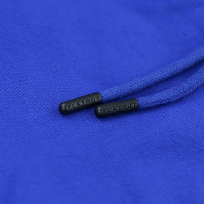 Sweat à capuche zippé Kora bleu roi