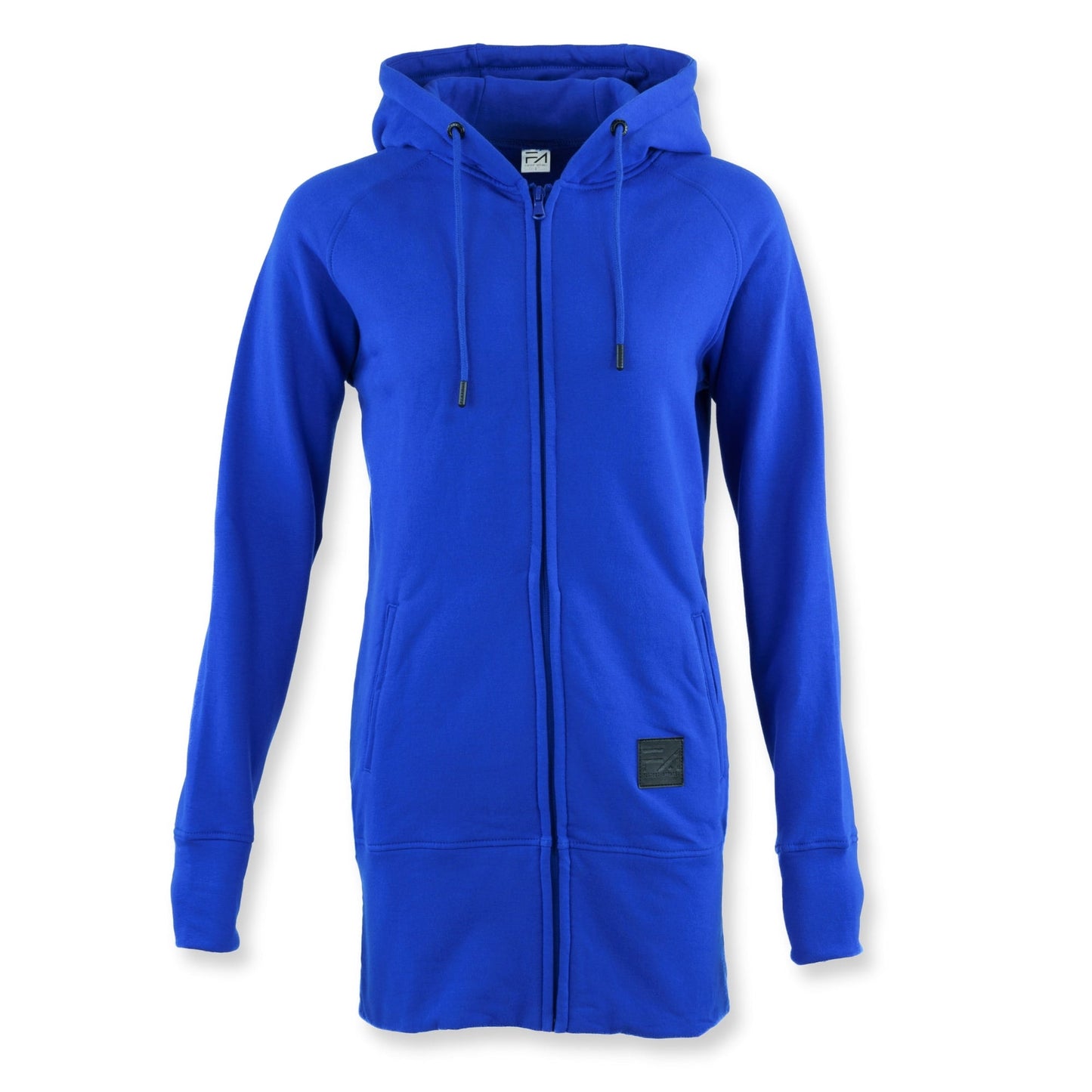 Sweat à capuche zippé Kora bleu roi