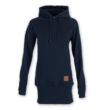 Sweat à capuche long Kora bleu marine