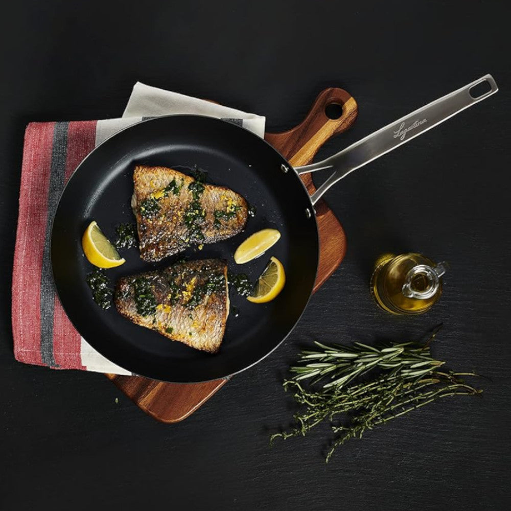 LAGOSTINA L700040128 Blue Carbon Steel, 28 cm Skillet