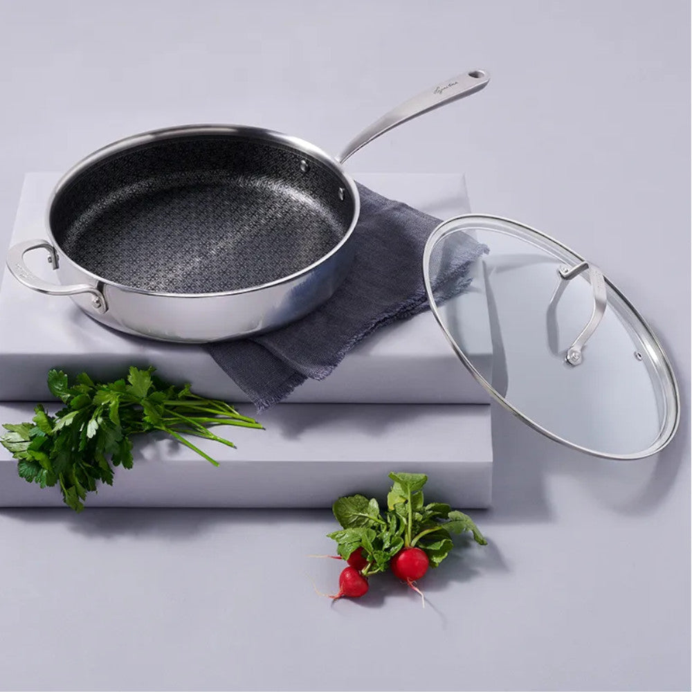 LAGOSTINA L930040528M Resist Clad Stainless Steel 28 cm Sauté Pan