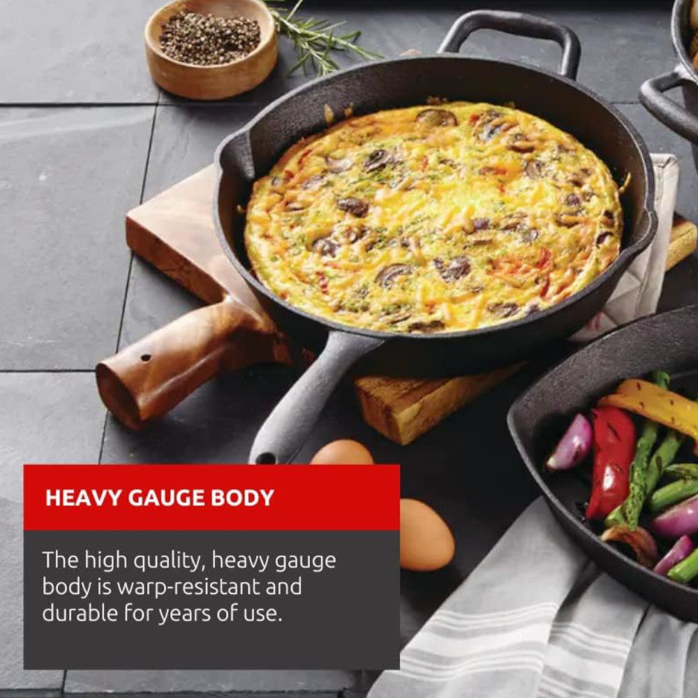 LAGOSTINA L999040130 Cast Iron 10in Skillet