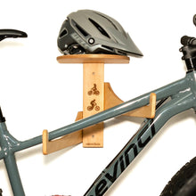 Adjustable Wooden Wall-Mounted Bike Rack