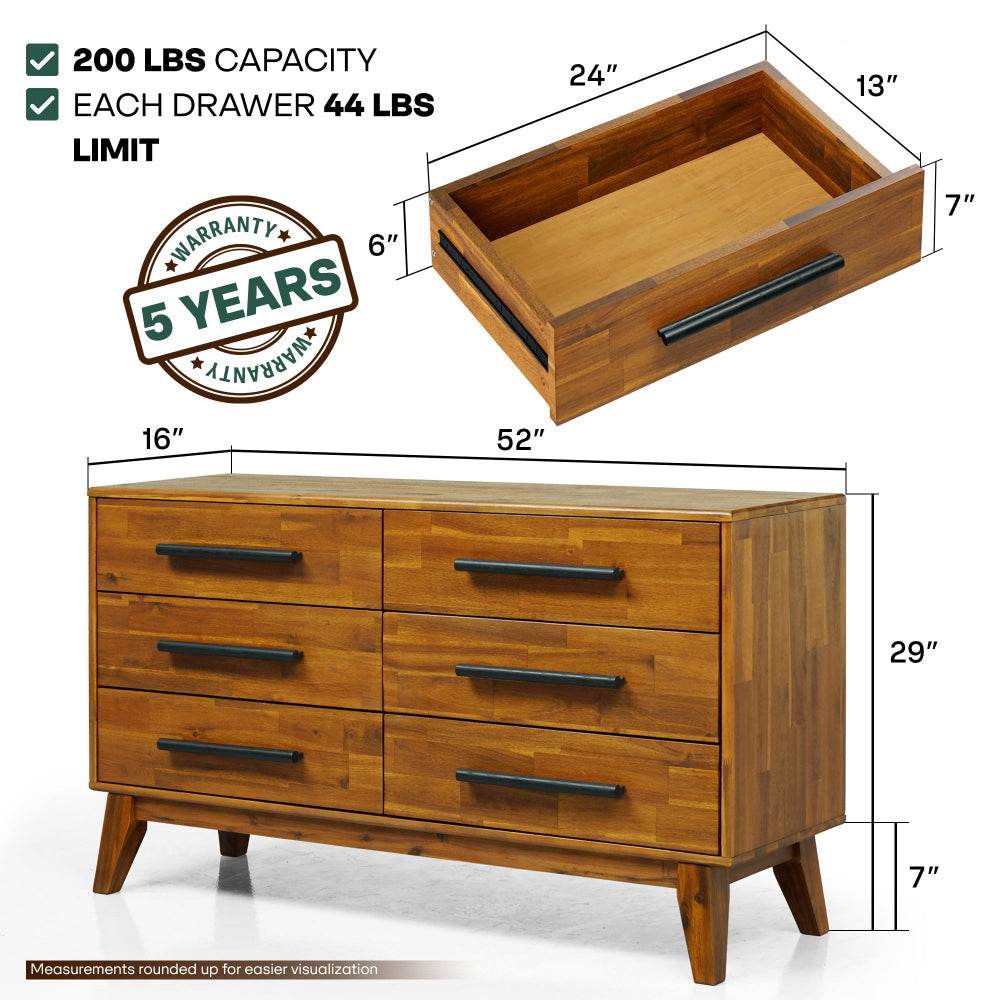 Commode en bois massif Legacy