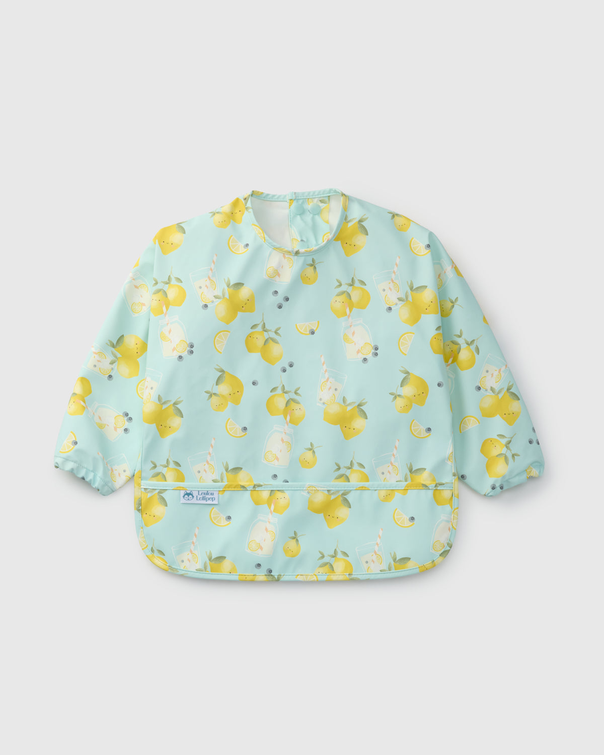 Long Sleeve Bib - Lemon Squeezy
