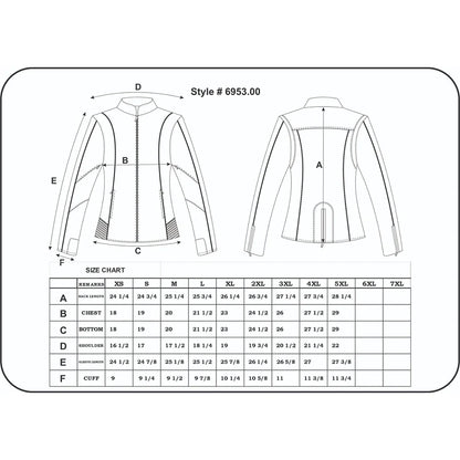 Unik International Women's Hoodie Motorcycle Jacket
