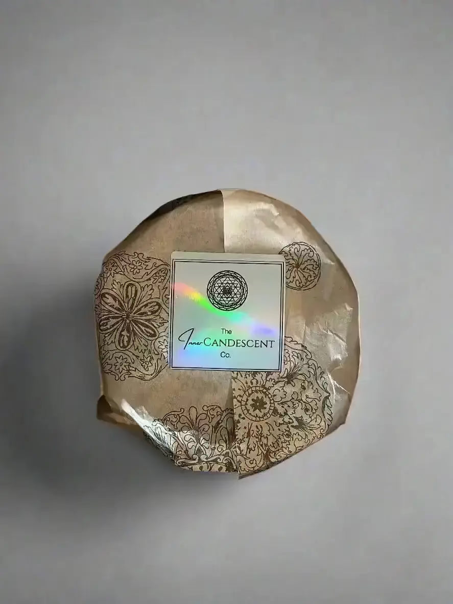 SANCTUM — EARTH ELEMENT | Grounding luxury coconut apricot wax candle