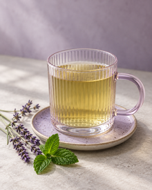 Thé à la menthe et à la lavande