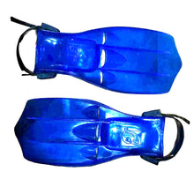 Palmes de snorkeling unisexes Leader bleues - Convient aux pointures 8-11 US