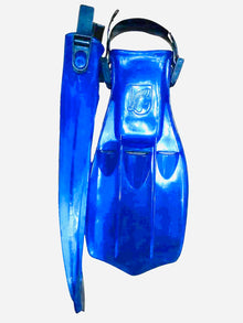 Palmes de snorkeling unisexes Leader bleues - Convient aux pointures 8-11 US