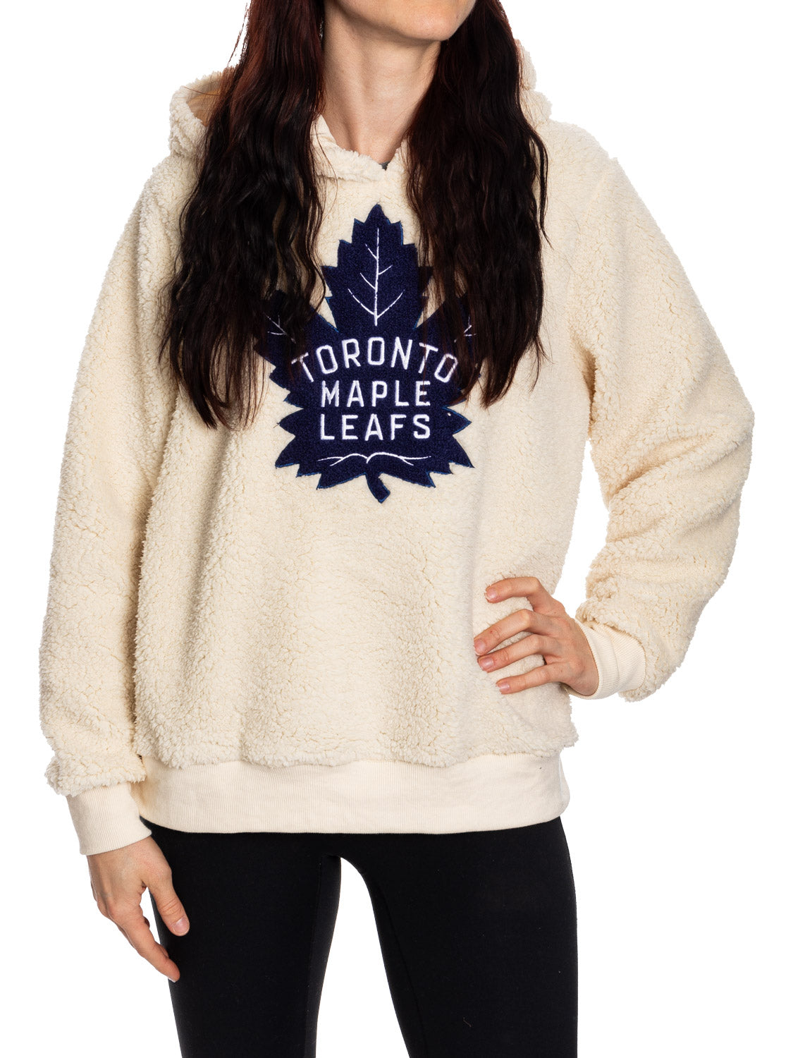 Chandail à capuchon Sherpa LNH Toronto Maple Leafs pour femme