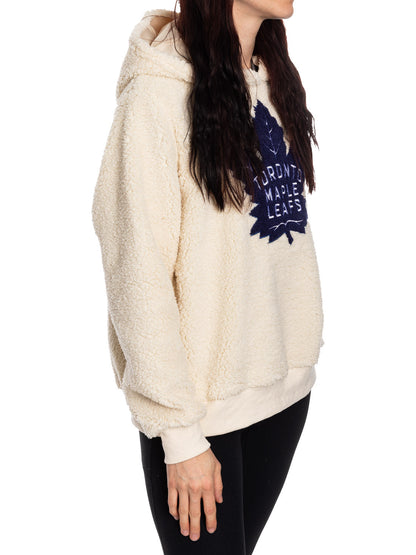 Chandail à capuchon Sherpa LNH Toronto Maple Leafs pour femme