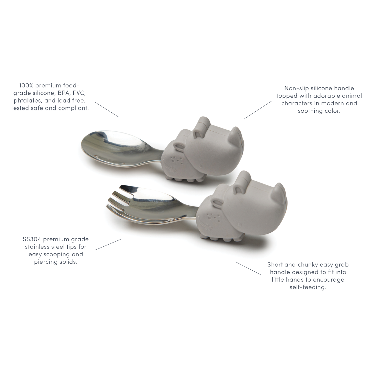 Learning Utensils Set - Elephant