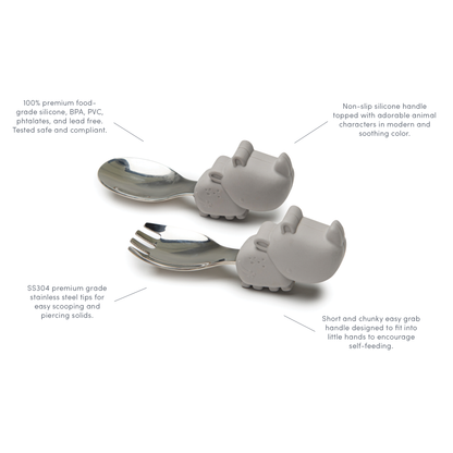 Learning Utensils Set - Elephant