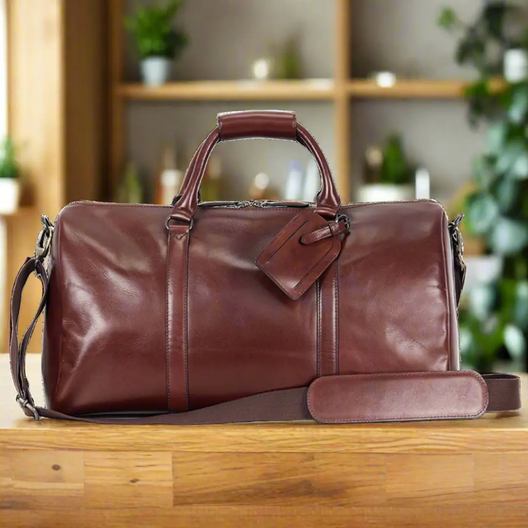 Sac de voyage en cuir